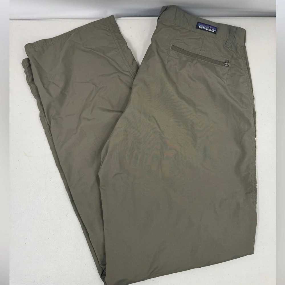 Vintage Patagonia Sol Patrol Pants Men’s 35 Olive Green Lightweight Retro